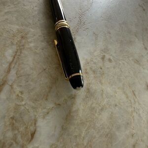 Mont Blanc Black and Gold ballpoint Pen